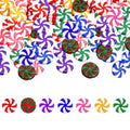 Christmas Candy Cane Ornaments - 100 Pack Peppermint Holiday Decorations - DIY Tree & Craft Accents