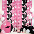 Pink Ghost Halloween Backdrop - 2 Pack, 3.3x8.2ft Party Decorations for Baby Showers & Birthday