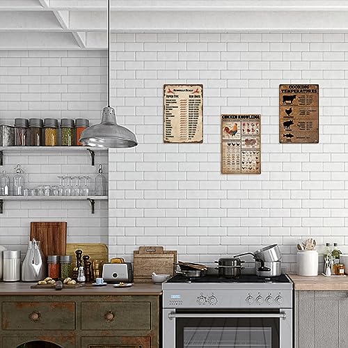 Farm Chicken Knowledge Tin Sign - Chicken Coop Metal Wall Decor - Farmhouse Kitchen & Living Room Wall Art - Variations of THIS listing