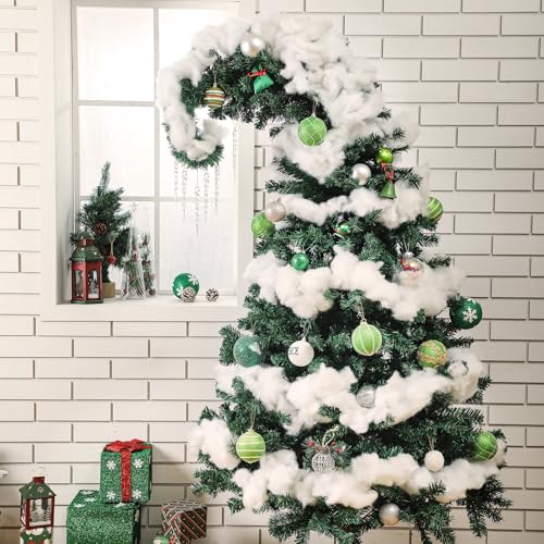 Daifunli Green Crooked Top 6ft Christmas Tree - Indoor Holiday Decor