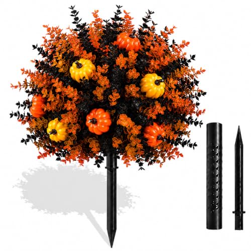 Halloween Artificial Flowers with Pumpkin for Outdoors - Fall Decor - Variation of Halloween-a