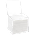 DELIPPLY Face Towelettes Disposable Holder, Disposable Face Towel Container Acrylic, Facial Towels Storage Box, Clear