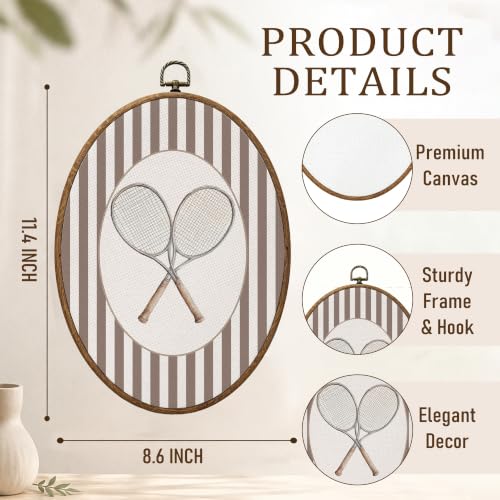Tennis Wall Art Decor Prints - Nursery Canvas Wall Art - Color 25