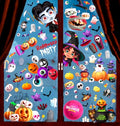 Halloween Window Clings Decorations - 9 Sheets Cartoon Pumpkin Ghost Bat Stickers