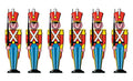 Toy Soldier Cutouts Set - 6 Pieces, 35.5 Inches Tall Christmas Wall Decor