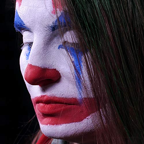 Graftobian Chaos Clown Makeup Kit - Complete 10 Piece Halloween Costume Set - Standard