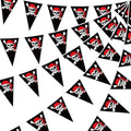 Pirate Party Banner Flags Set - 98ft 90 Pcs Halloween & Themed Decorations