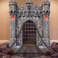 Medieval Castle Party Backdrop Decorations Kit for Halloween & Events - 105 Pieces