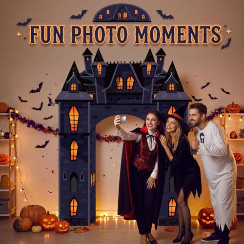 Halloween Castle Archway - Haunted House Cardstock Doorway Decoration - Variation: Halloween