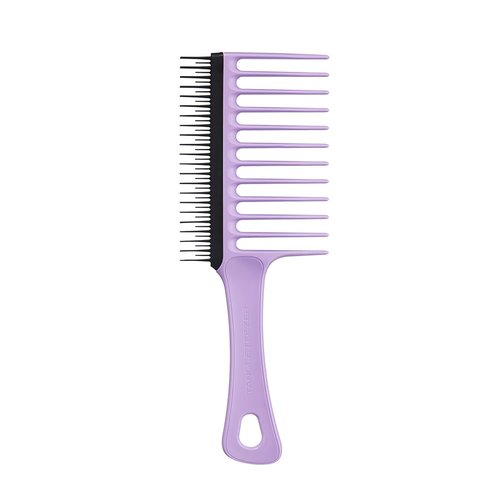 Tangle Teezer Wide Tooth Comb - Double-Sided Detangling for Curly Hair | Wet & Dry Use, Lilac
