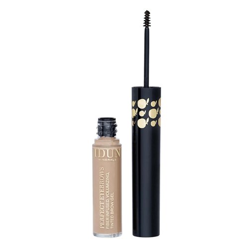 Idun Minerals Perfect Eyebrows Gel - 301 Light Shade for Women | 0.19 oz Eyebrow Enhancer