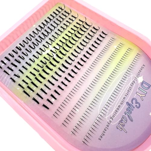 Eyelash Clusters & Volume Lashes Mix - DD-Curl 11Rows Spikes 01 - DIY Manga Style Eyelash Extensions