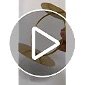 5.9 Inch Metal Cake Stand with Gold Finish - Elegant Dessert Display