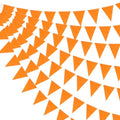 Orange Fall Pennant Banner 42 Pcs Party Flags for Thanksgiving & Halloween
