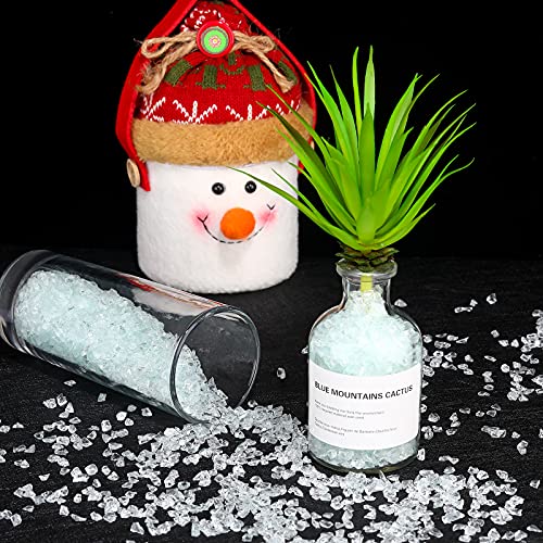 Crushed Glass for Crafts & Vase Fillers - 10 Pound Transparent Decorative Mirror Pieces