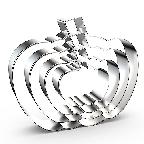 Pumpkin Cookie Cutter Set - Halloween & Fall Decor, 4 Stainless Steel Shapes, Variations of THIS listing
