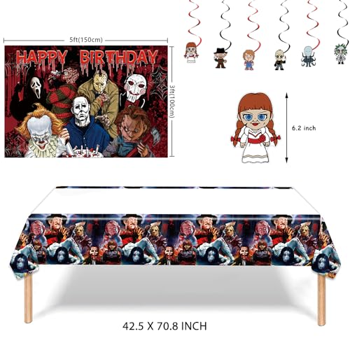 Halloween Horror Movie Character Party Decorations Kit - Kbtz-3