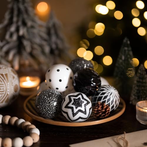 Valery Madelyn 30pcs Christmas Tree Ornaments Set 2 Inch - Modern Holiday Decor