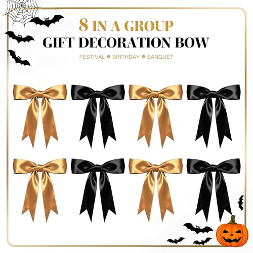 Black Gold Bow Garland Banner Decorations for Party & Home - 2 Strings Variation of THIS Listing