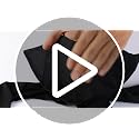 Black Velvet Chair Bow Sashes - Halloween Party Decorations, 4 Pcs - Variation of Black/4 Pcs