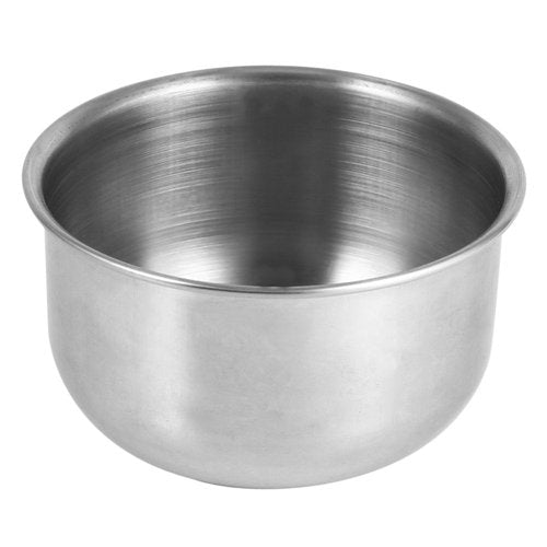 Shaving Bowl, Stainless Steel Metal Shaving Soap Mug Bowl Cup Shaver Cleansing Foam Tool Shaving Cup Lather Bowl for Man Shaving Barbers Shop Utensil, Silver