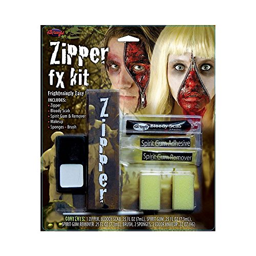 Fun World Zipper Character Makeup Kit - Creative Costume Makeup Set