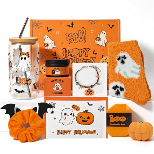 Halloween Gift Basket for Women & Teens - Spooky Self-Care & Accessories Set