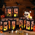 Halloween Lantern Table Decor Set - 12pcs Glowing Centerpieces with Yellow Light - Variation of THIS listing