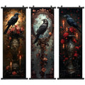 Halloween Wall Art Set - Haunted Mansion Decor 15.8x47.2in - Variation of THIS listing