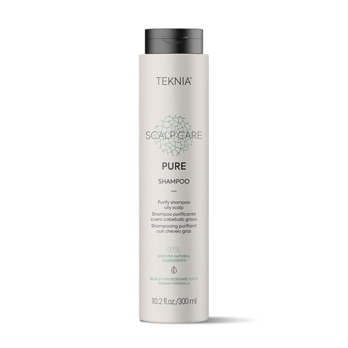 Lakmé Teknia Scalp Care Pure Shampoo - Purifying Formula for Oily Scalp | 10.2 Fl Oz
