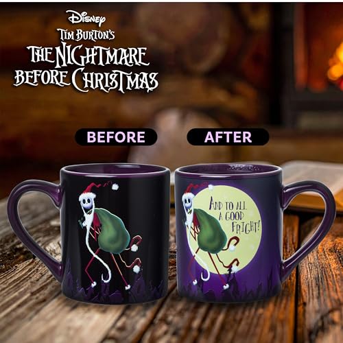 Nightmare Before Christmas Heat Reveal Mug - 14oz - Santa Jack Variation