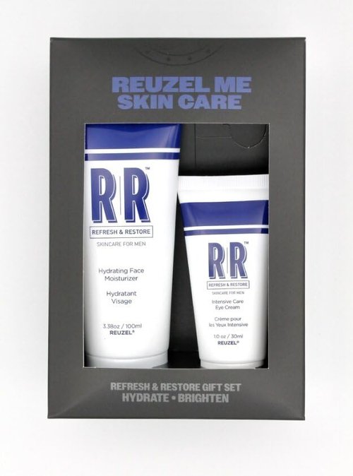 Reuzel Skincare Routine Box - Renew & Hydrate Eye Cream and Face Moisturizer | Lightweight & Non-Greasy