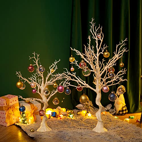 White Artificial Manzanita Tree 3.44ft Decorative Centerpiece for Weddings & Holidays - Variation: White / 3.44ft-1pc