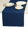 Navy Blue Waterproof Table Runner 14x48 Inches - Elegant Dining & Event Decor