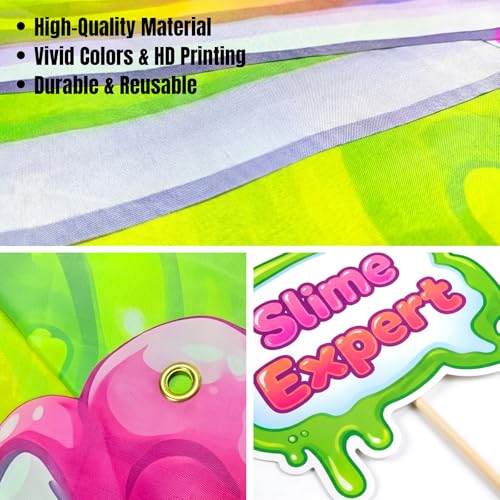 Science Party Balloon Arch Banner Kit with 119 Balloons & Photo Props