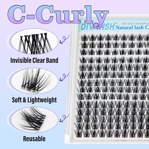 Yt41 10-14mm Spiky Lash Clusters - Volume D Curl for Anime & Halloween