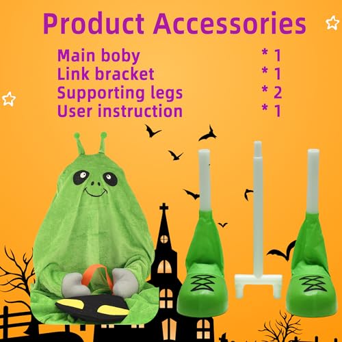 Halloween Alien Décor Light-Up Standing Trick-or-Treat Alien - Variation of Alien
