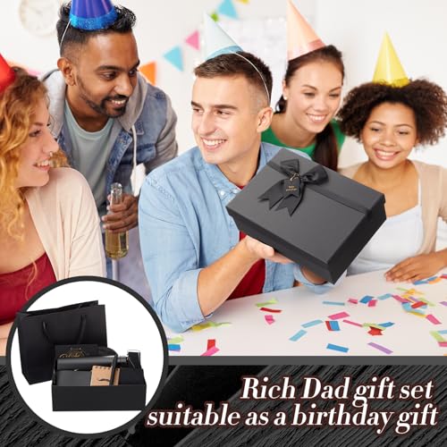 Modern Men's Gift Basket Tumbler Wallet Hat Set - Black Style