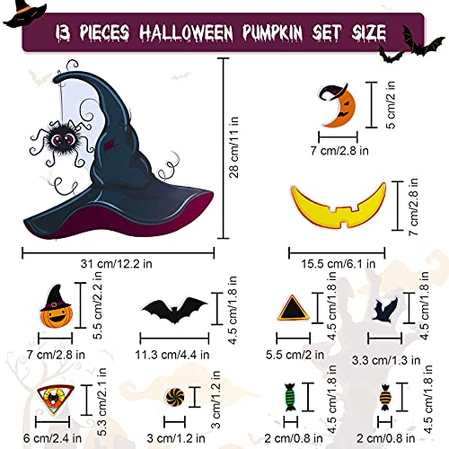 Halloween Refrigerator Magnets Set - 28pcs Spooky Decor for Fridge, Cabinet & Metal Surfaces