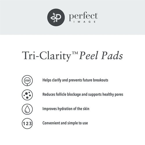 Tri-Clarity | Peel Pads with Salicylic Acid & Tea Tree Oil - 25% Strength for Clear Skin