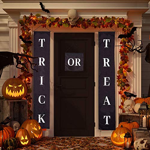 Reversible Halloween and Fall Banner Set - Indoor Outdoor Holiday Decor