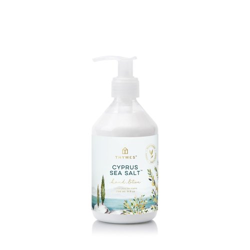 Thymes Moisturizing Hand Lotion - Nourishing Shea Butter & Aloe Vera for Dry Skin | Cyprus Sea Salt, 9 fl oz