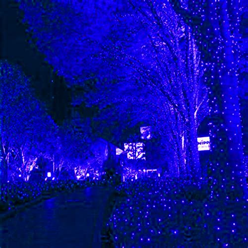 Blue LED Christmas Net Lights 5ft x 5ft Outdoor Indoor Holiday Decor Connectable