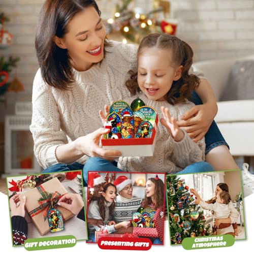 Funny Christmas Ornaments 2025 with Beach Slippers Variation - Holiday Tree Decorations