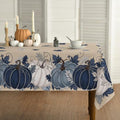 Horaldaily Fall Tablecloth 60 x 104 Inch Rectangular Autumn Harvest Floral Beige