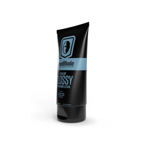 HeadBlade HeadLube Glossy Aftershave Moisturizer Lotion for Men (5 oz) - Leaves Head Shiny and Grease-Free