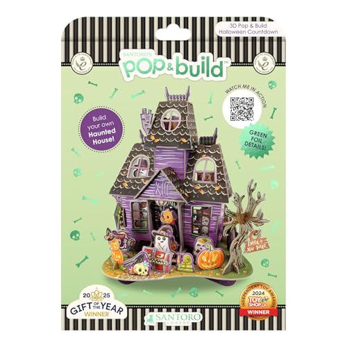 Halloween Countdown Calendar - 3D Pop Up Table Centerpiece for Kids & Adults