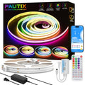 32.8ft RGB Smart IC COB LED Strip Light - Color Flowing & Music Control