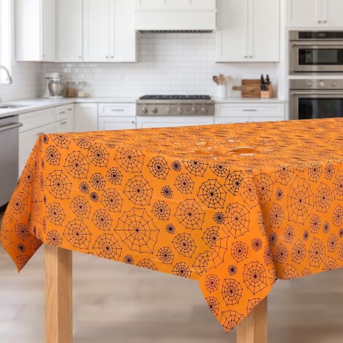 2-Pack Disposable Halloween Spider Web Tablecloths - Zhizhu Variation