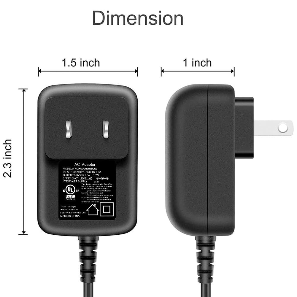 VIFOCUFY AC Adapter for Skull Shaver Power Cord for Pitbull Silver Gold Platinum Pro Charger Replacement for Butterfly Kiss Clippers Charging Cord with UL Listed